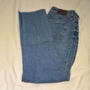 Madewell Curvy Perfect Vintage Jean - Raw Hem